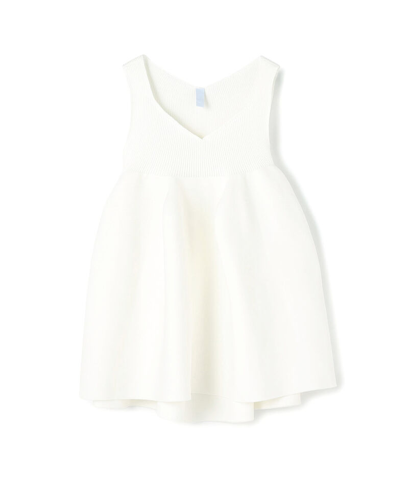 CFCL POTTERY SLEEVELESS BUST FLARE TOP