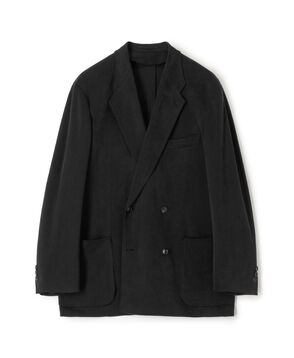 キュプラナイロンポリウレタン ダブルブレステッド4Bジャケット STAFF JERSEY