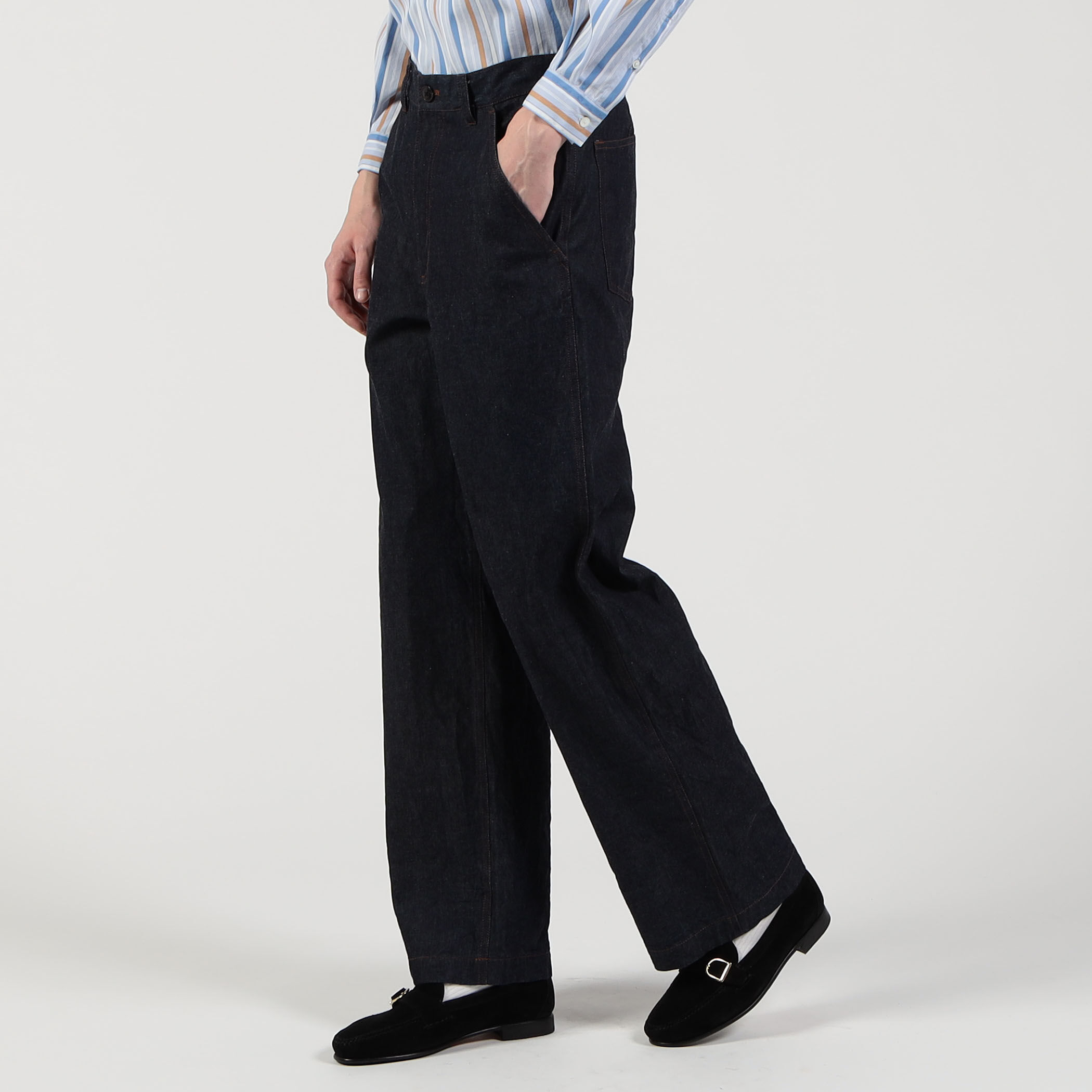 9.5OZデニム バレルパンツ｜トゥモローランド 公式通販