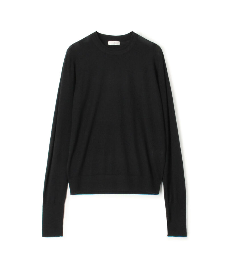 カシミヤ クルーネックプルオーバー