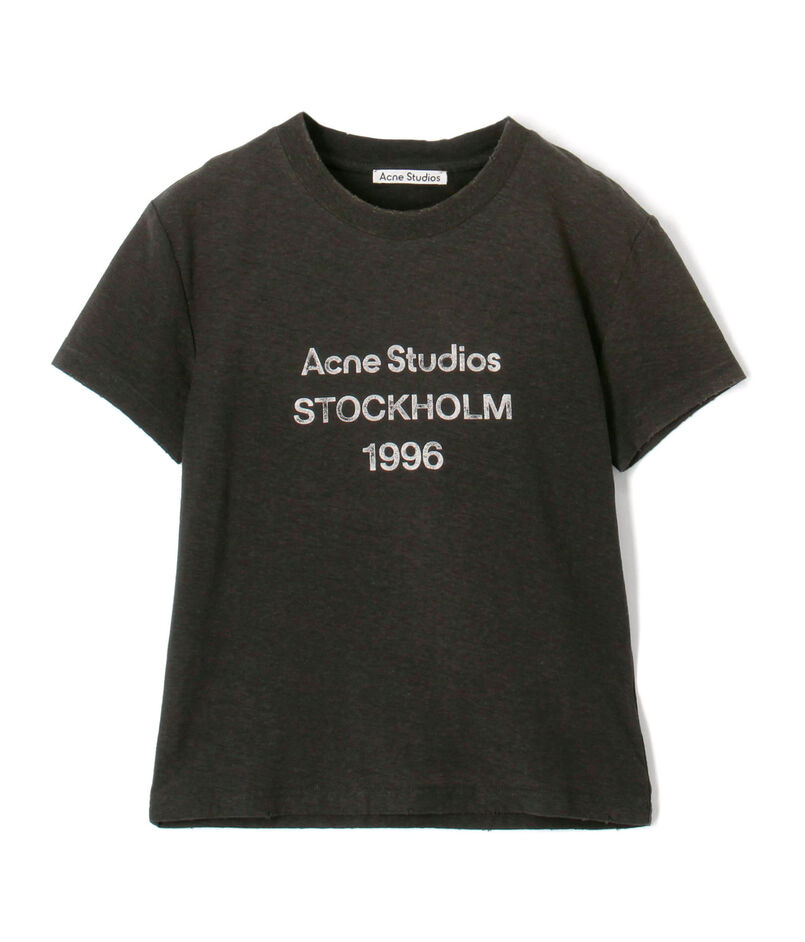 Acne Studios コットンリネン ロゴTシャツ