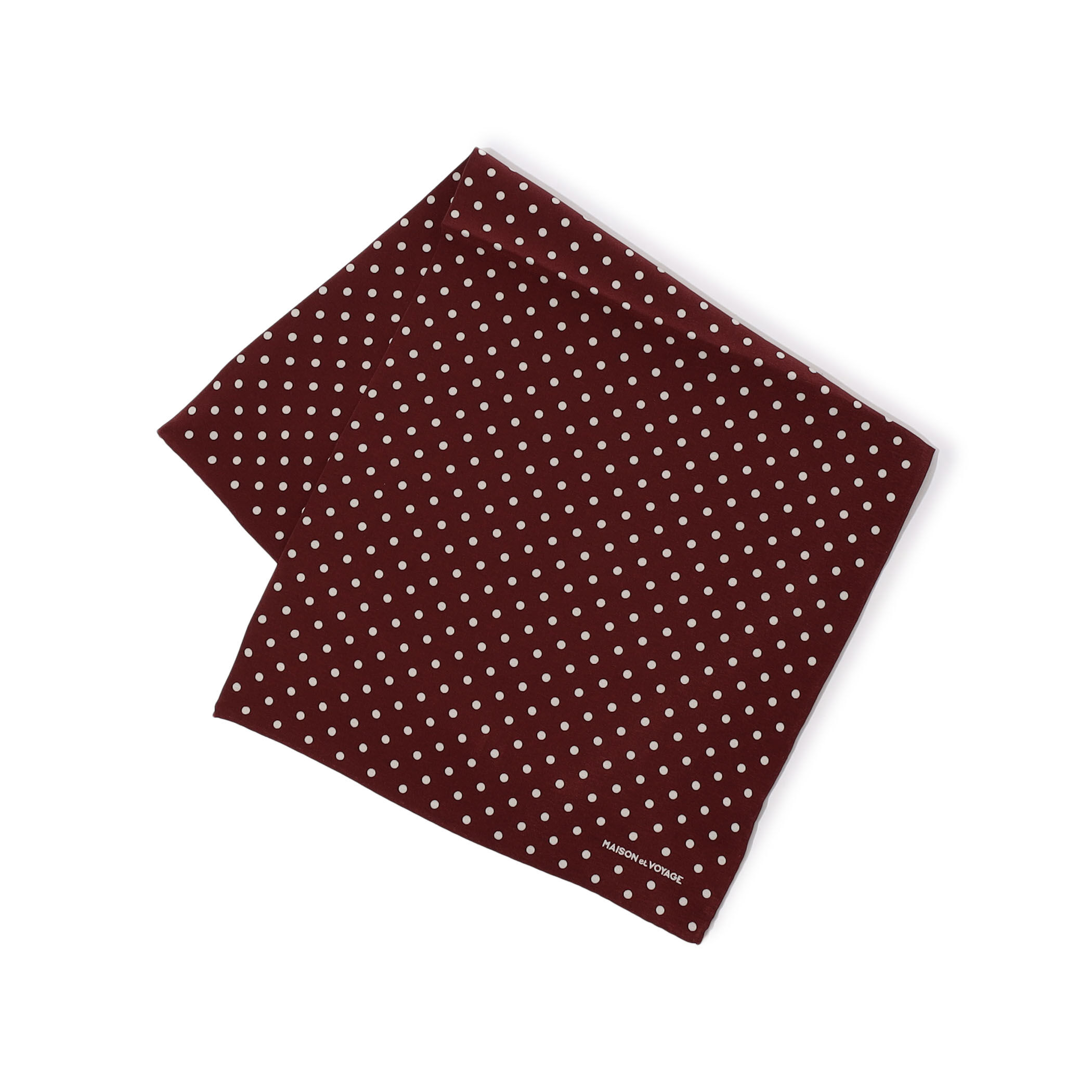 MAISON et VOYAGE シルク 4mmドットスカーフ｜トゥモローランド 公式通販