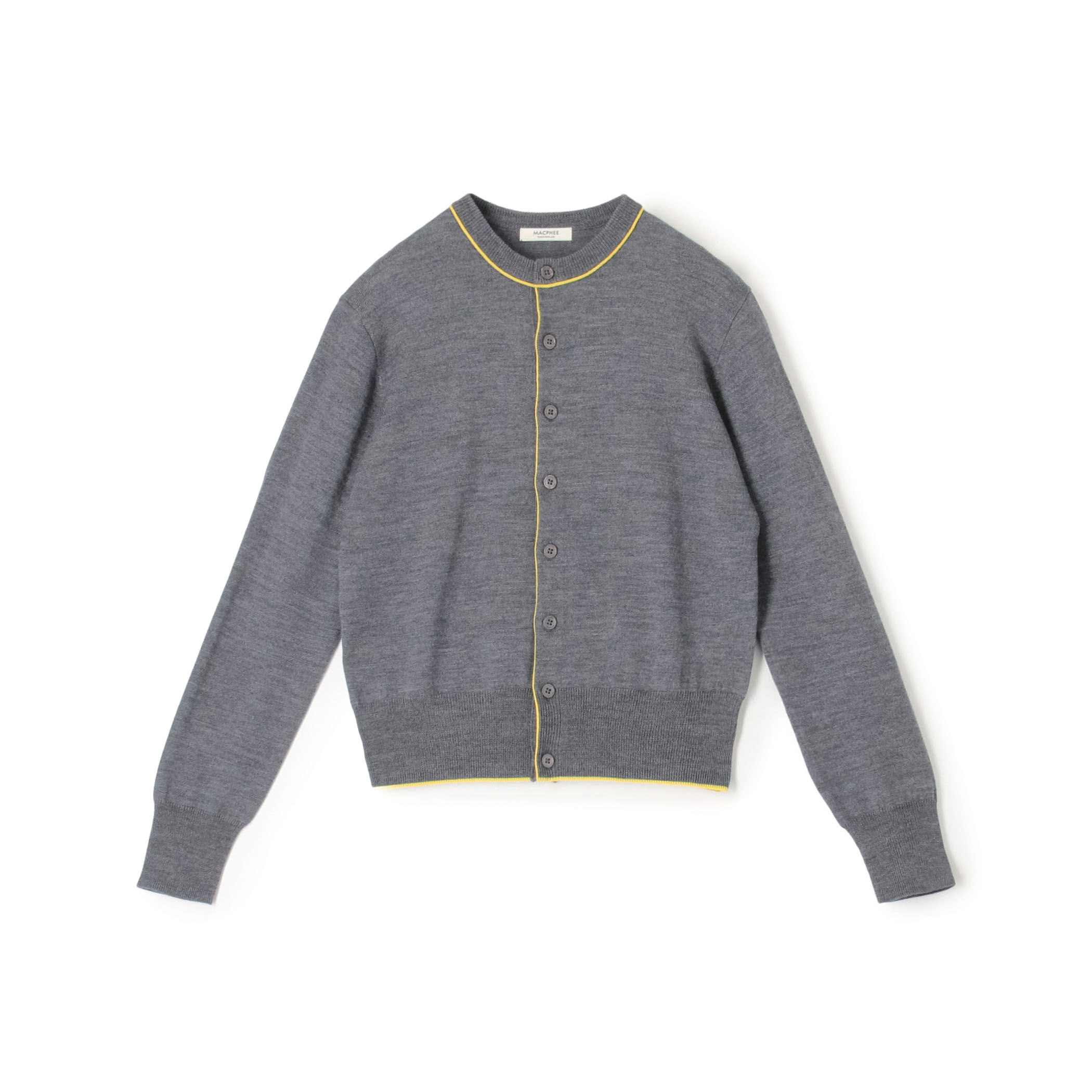 プレーンウール クルーネックカーディガン｜トゥモローランド 公式通販