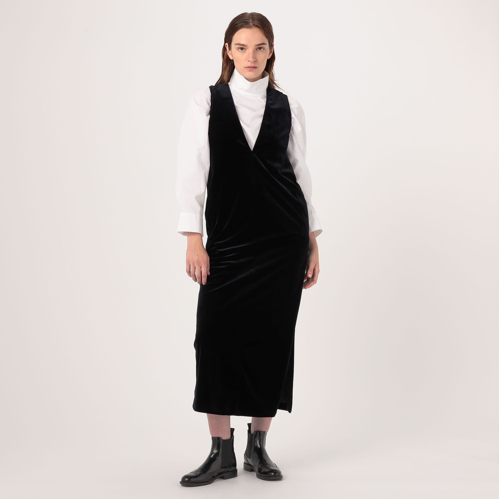 CABaN ソフトベロアVネックロングワンピース ソフトベロア Vネックロングワンピース｜トゥモローランド 公式通販