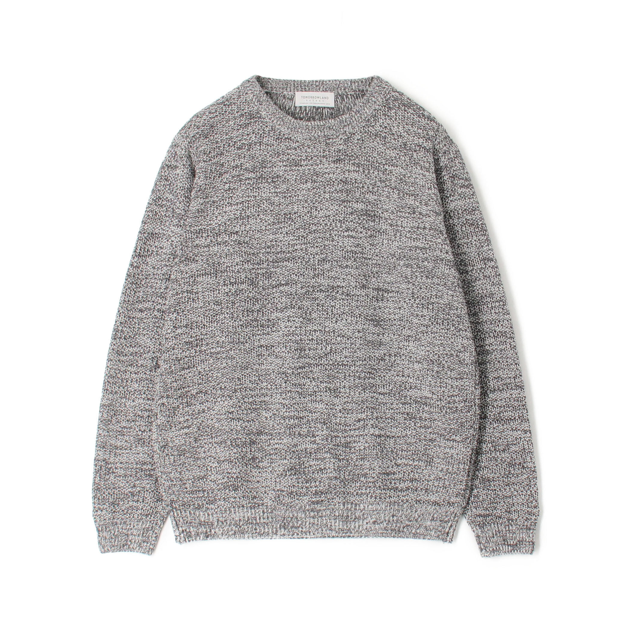 □TOMORROWLAND tricot ギマコットンリネン クルーネックプル