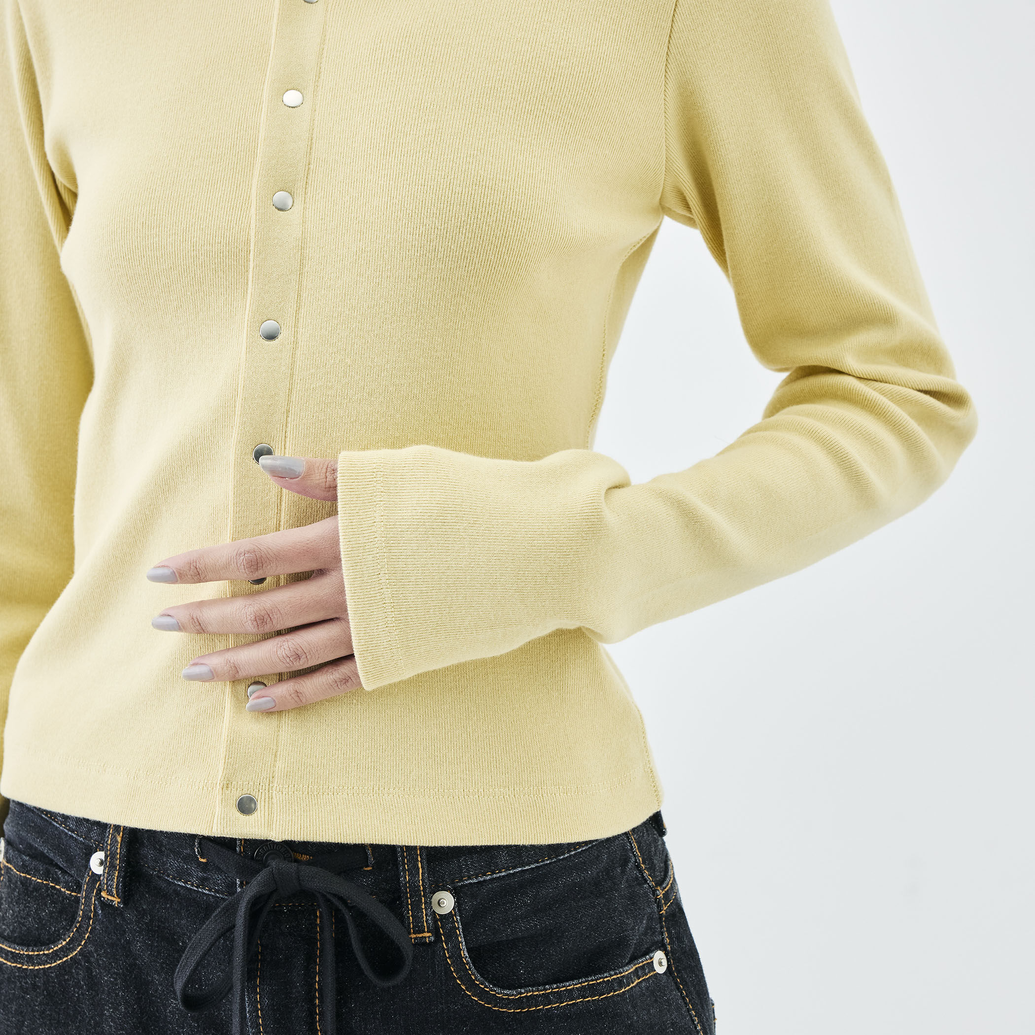 コットンモダールフライス カーディガン｜トゥモローランド 公式通販