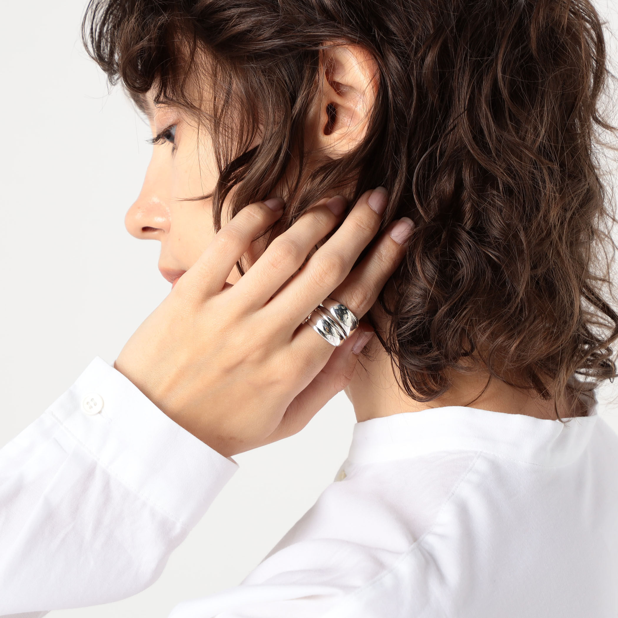 誠実 PHILIPPE AUDIBERT Idaho シルバーリング｜トゥモローランド アクセサリー