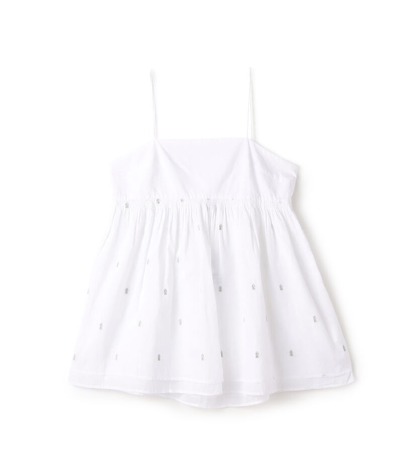 【別注】ne Quittez pas BLACK POPLIN ORGANZE キャミソールトップス