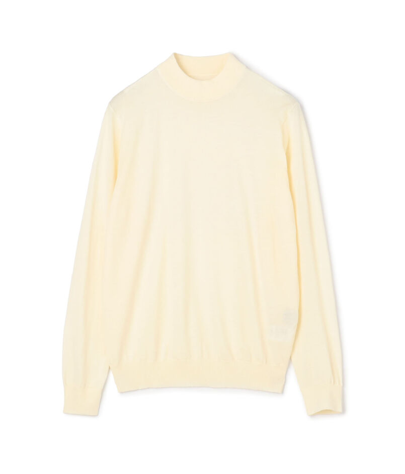 TOMORROWLAND tricot スーパーファインメリノウール モックネックプルオーバー S-WOOL