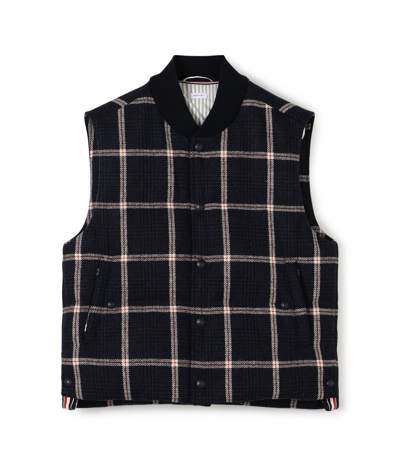●THOM BROWNE PRINCE OF WALES OVER CHECK VEST