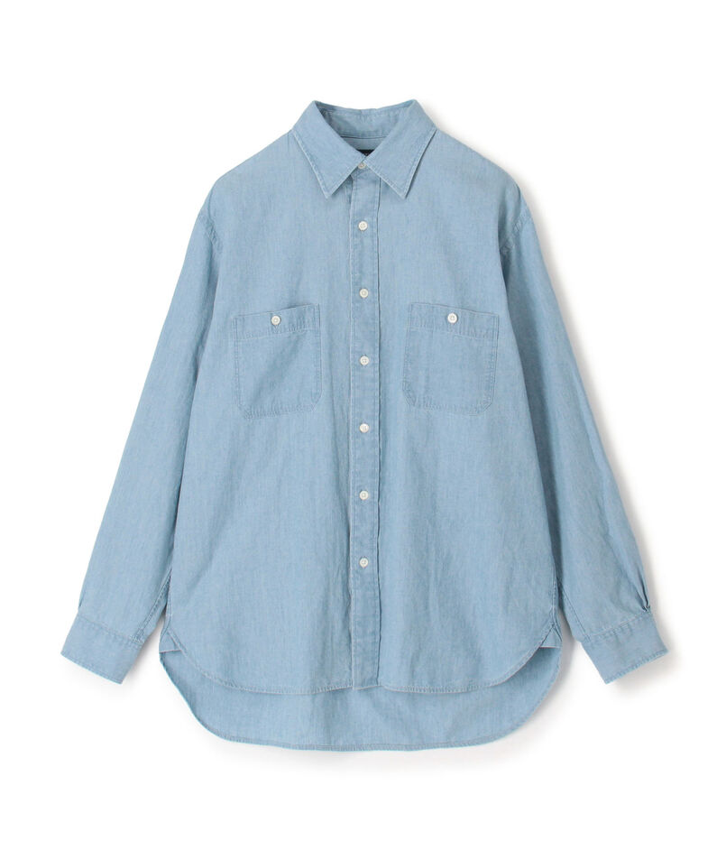 コットンダンガリー ダブルポケットシャツ CANCLINI