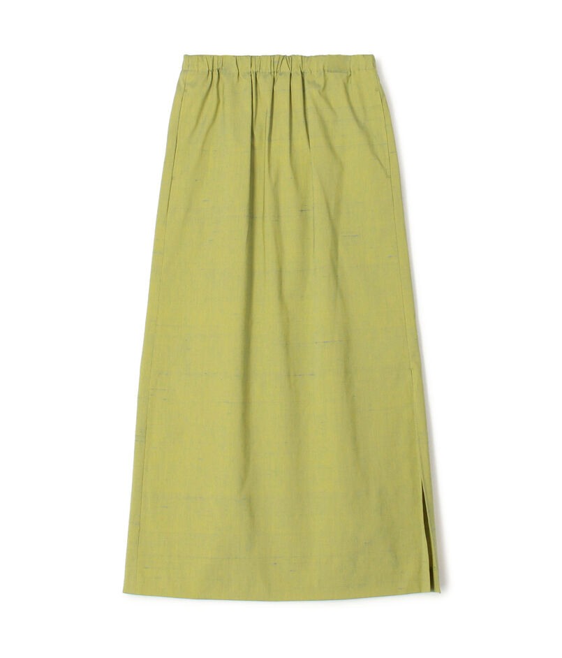 CABaN シルクネップストレッチ ロングスカート