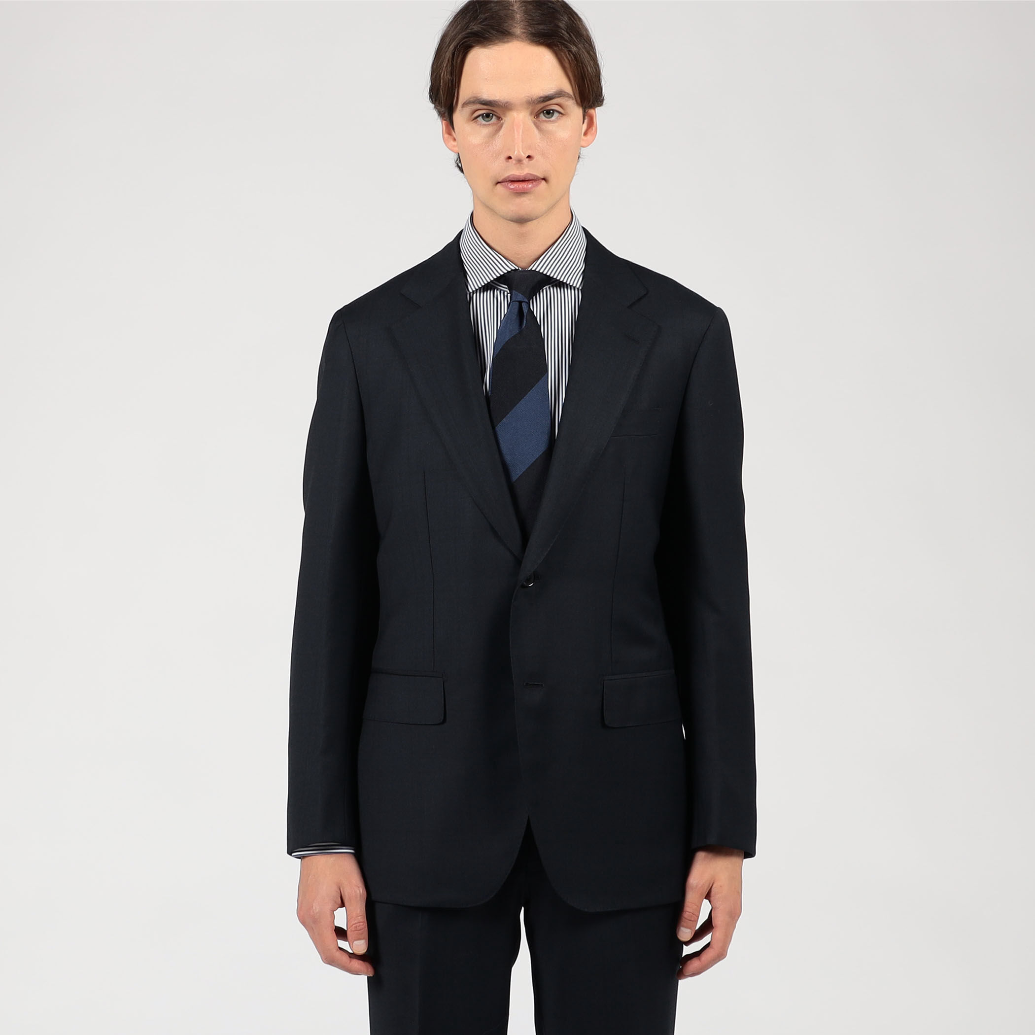 ウール シングルブレステッド 2Bスーツ TROFEO E.Zegna
