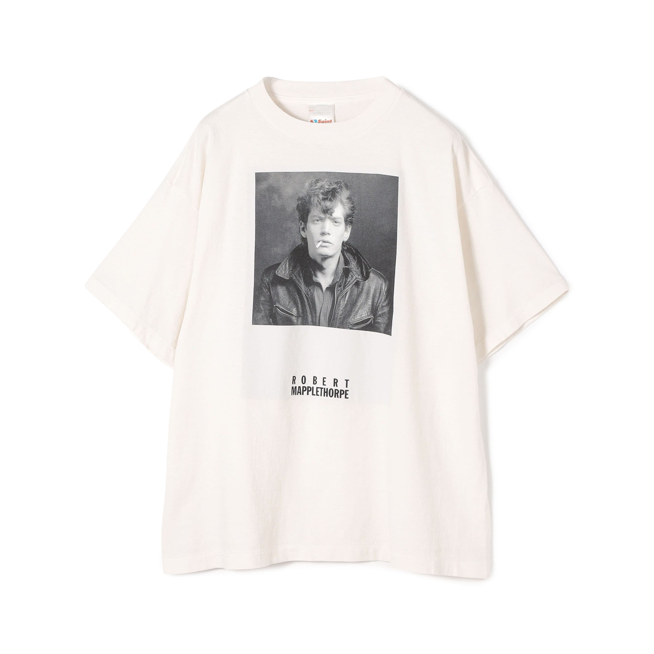 Saint Mxxxxxx☆関税込み☆ロバート・メイプルソープTシャツ SAINT Mxxxxxx コットン クルーネックTシャツ｜トゥモローランド