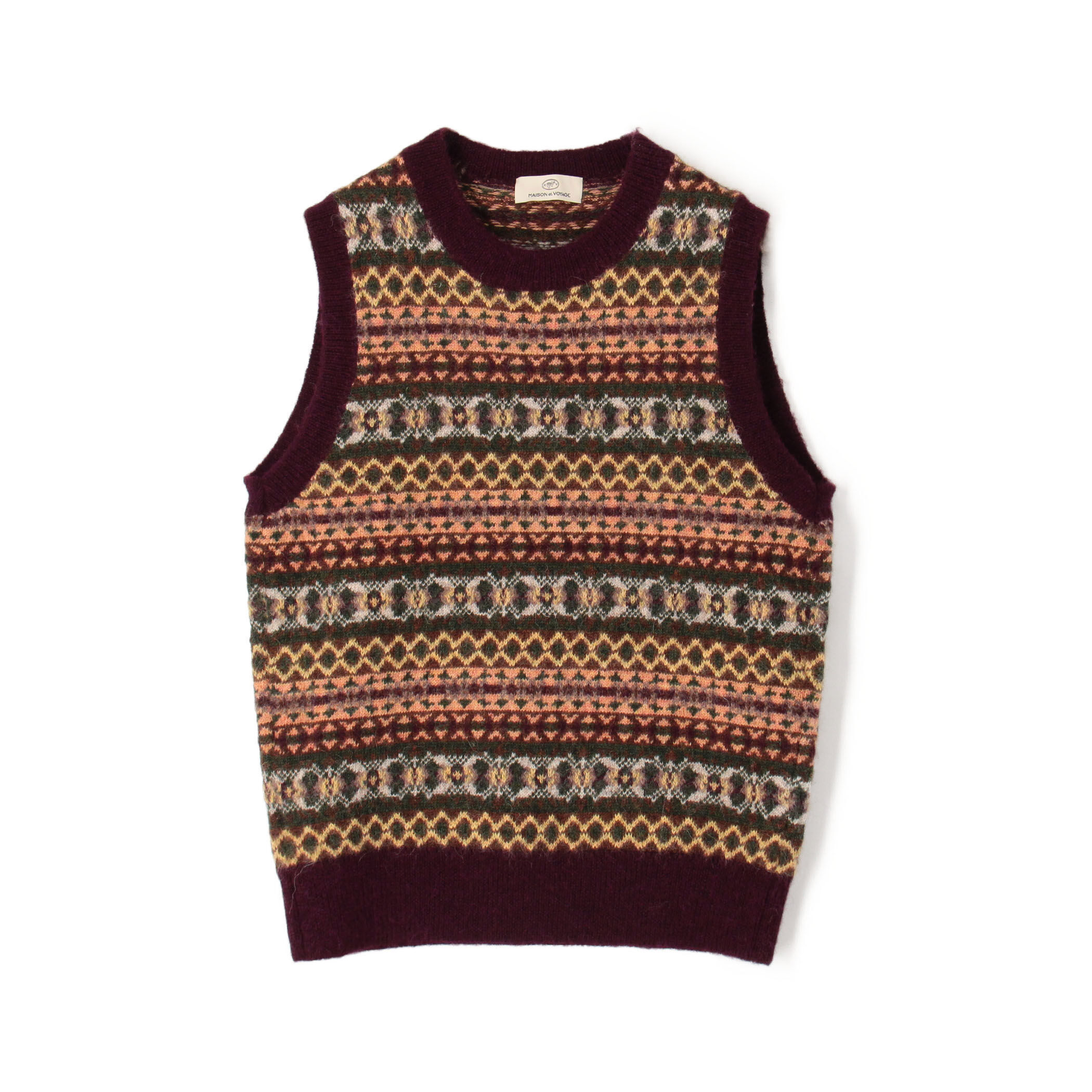 c*e様 トゥモローランド★ベスト★ニットベスト★ジレ★フェアアイル TOMORROWLAND｜フェアアイルVネックニットベスト