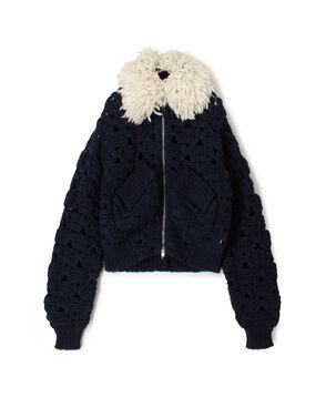 STEFAN COOKE CROCHET AVIATOR ジャケット