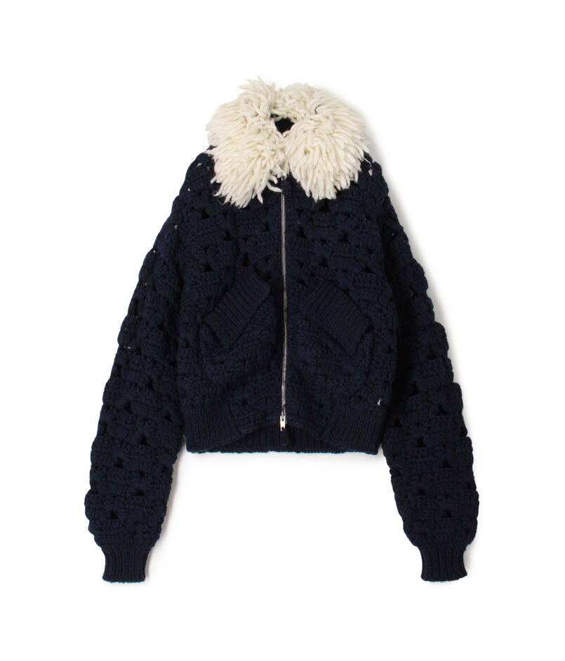 STEFAN COOKE CROCHET AVIATOR ジャケット