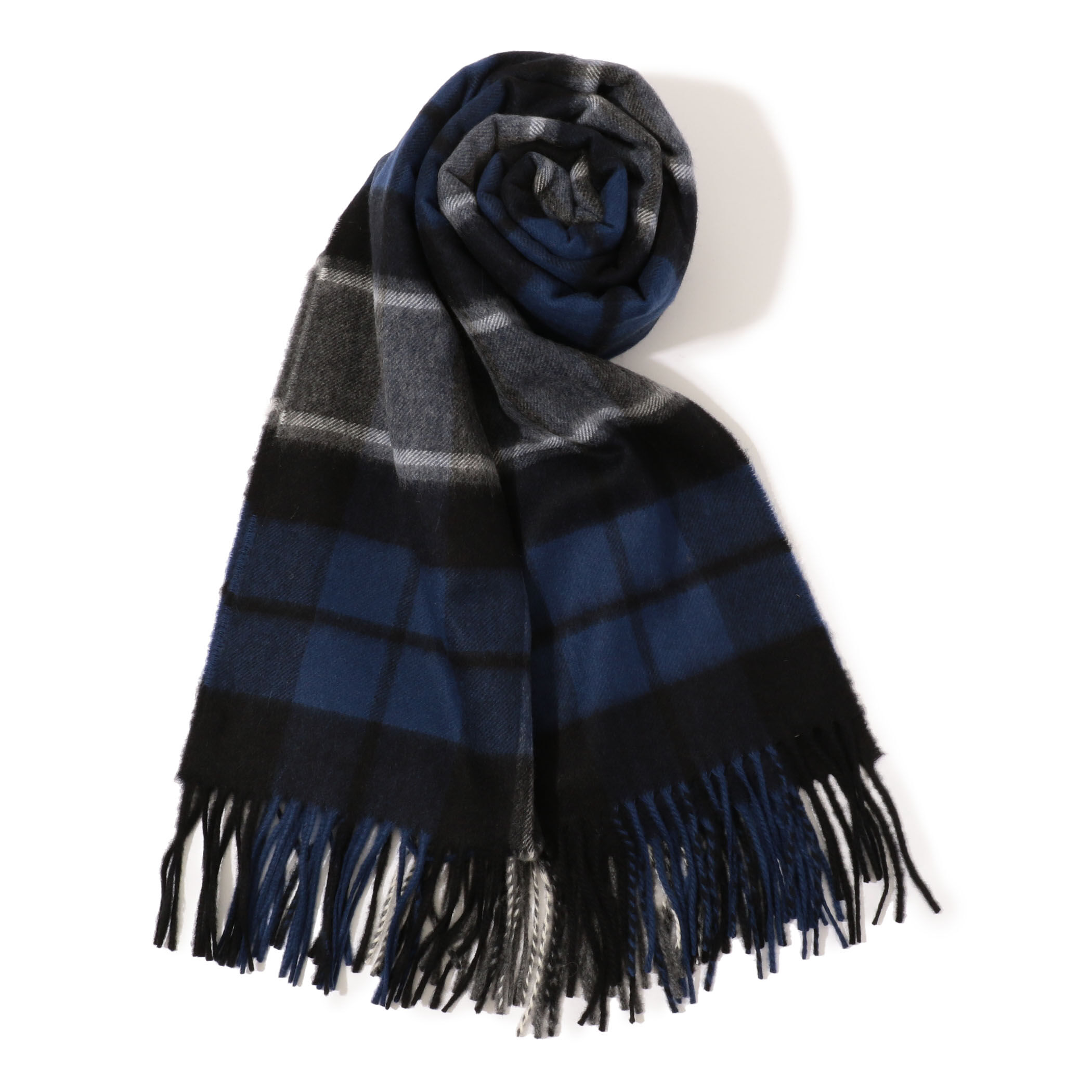 Johnstons of Elgin カシミヤチェックストール｜トゥモローランド 公式通販