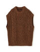 CABaN ウールケーブル クルーネックベスト