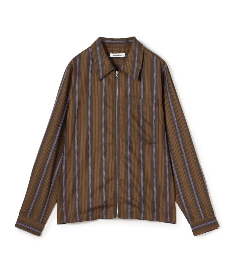 WALES BONNER CHORUS ZIP SHIRT ジップアップシャツ