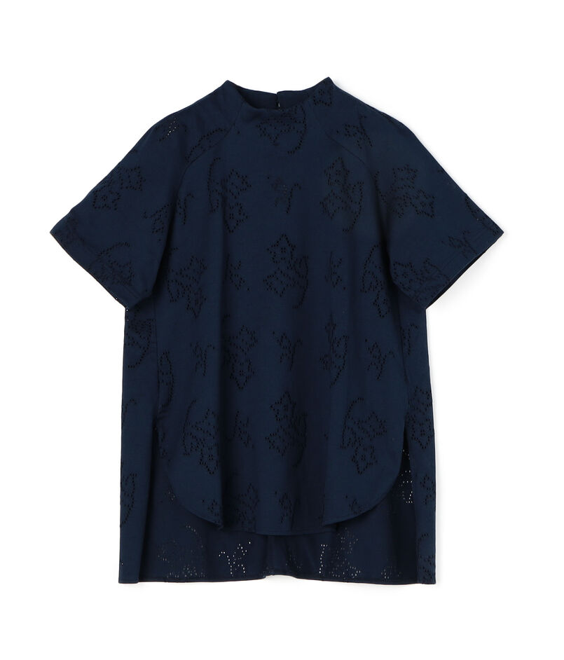 【別注】Mame Kurogouchi Eyelet Jersey Jacquard Top