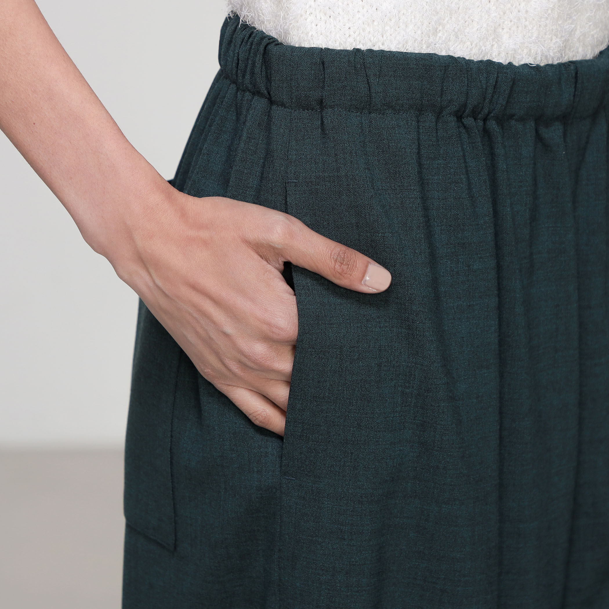 トゥモローランド ドローストリングスパンFOXBROTHERS&CO トゥモローランド ドローストリングスパンFOXBROTHERS&CO