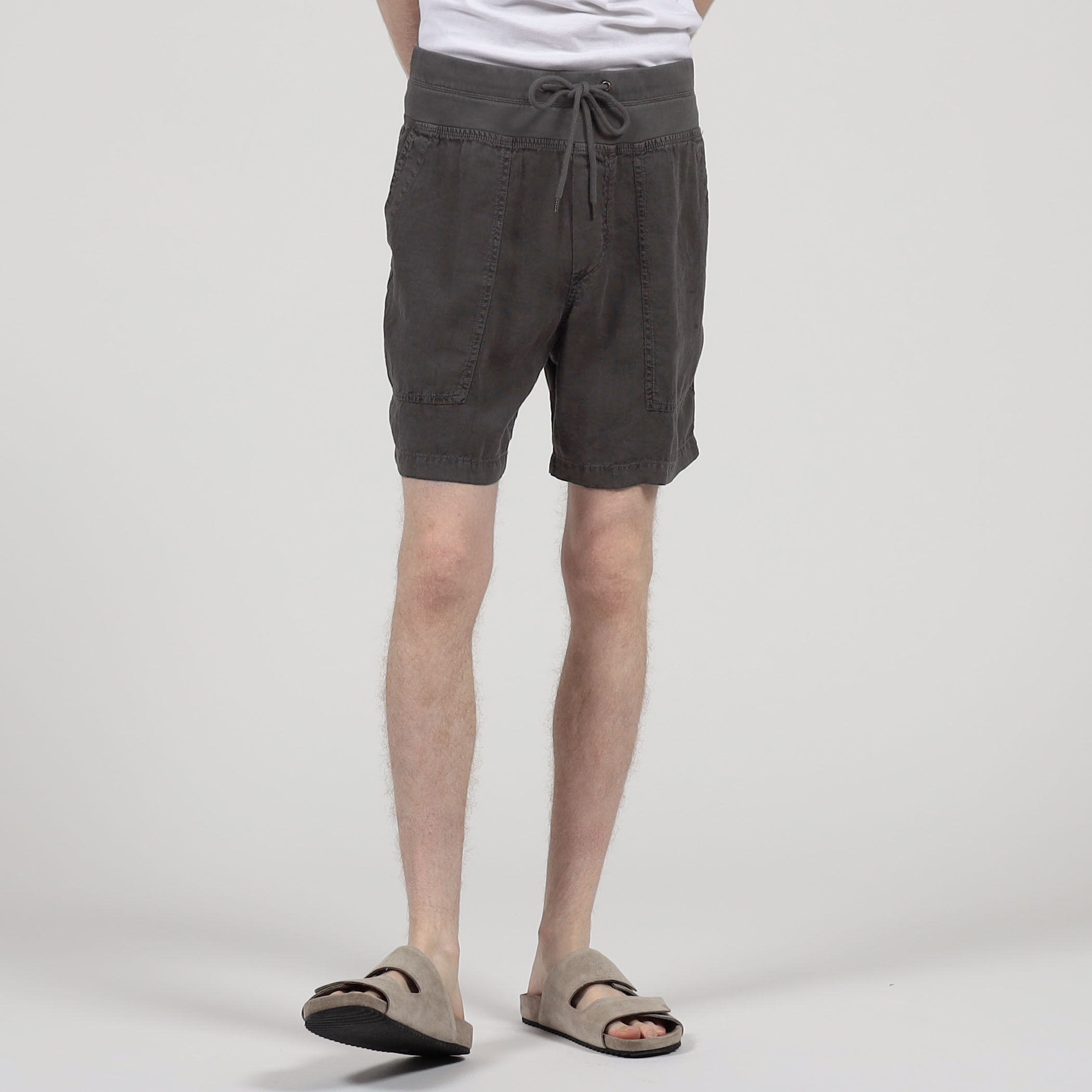 JAMES PERSE｜サマーリネンブレンドカーゴショーツ32トゥモローランド JAMES PERSE｜サマーリネンブレンドカーゴショーツ32