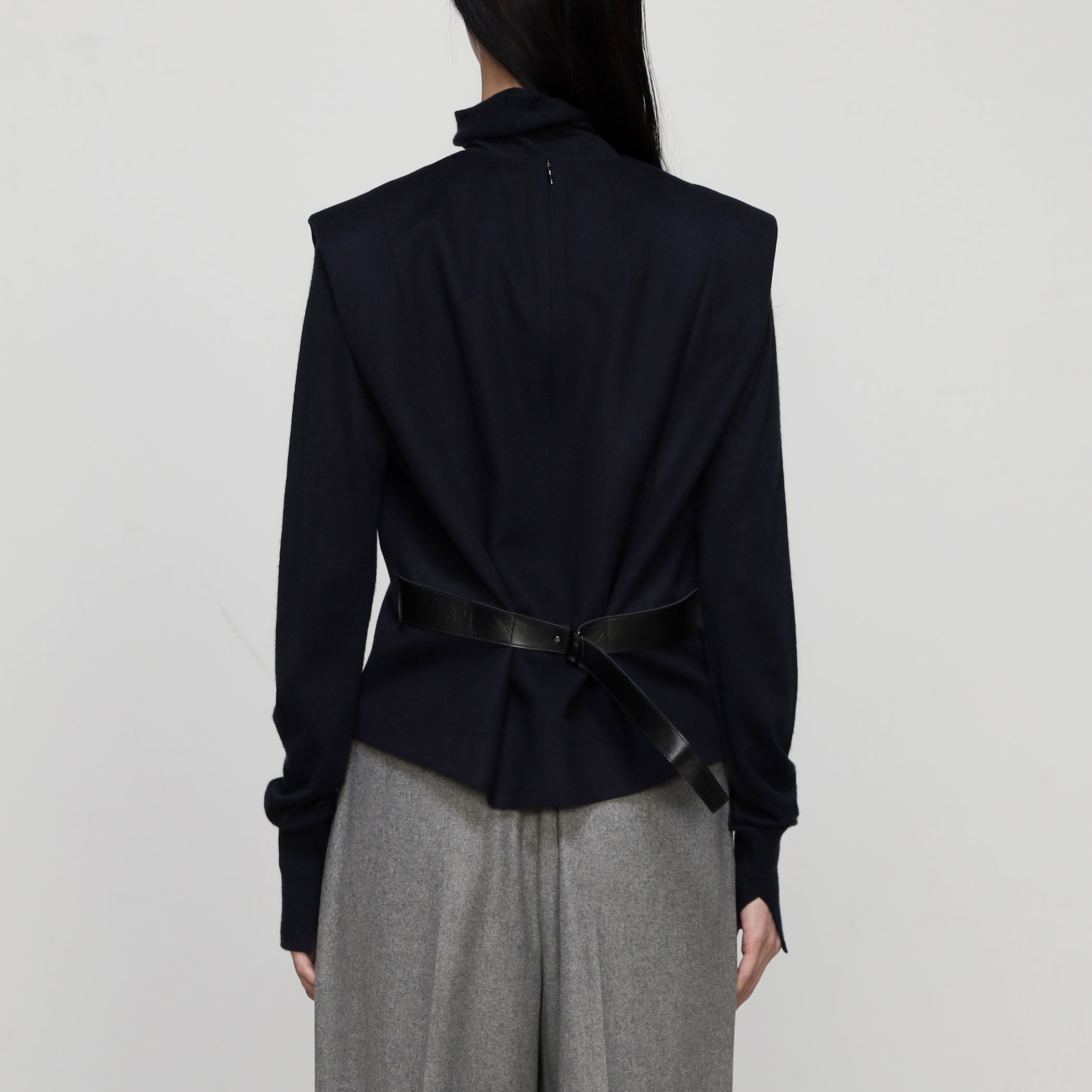 ウールオックス サイドジップジレ　TOMORROWLAND .B ウールオックス サイドジップジレ TOMORROWLAND .B TOMORROWLAND