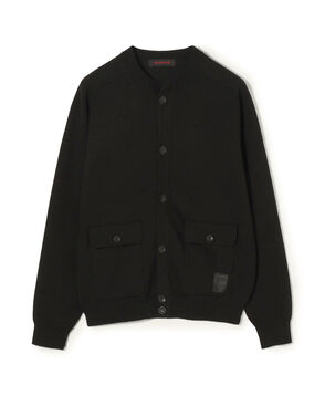 コットンカシミヤ フラップポケットニットブルゾン
