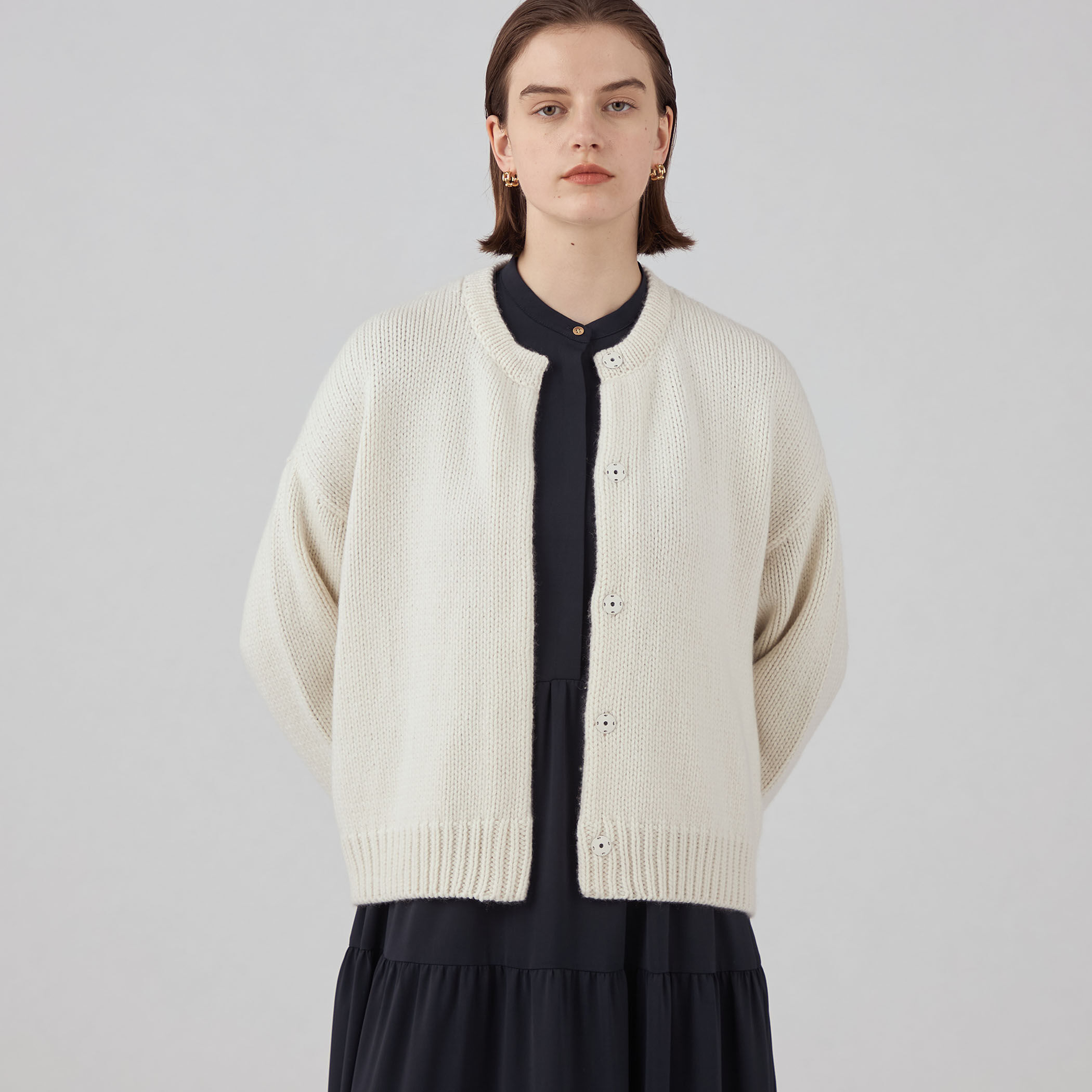 モラビトスペル　レースカーディガン　タグ付新品未使用 【定価58.300円】 Cashmere Collection ビッグカーディガン｜トゥモローランド 公式通販