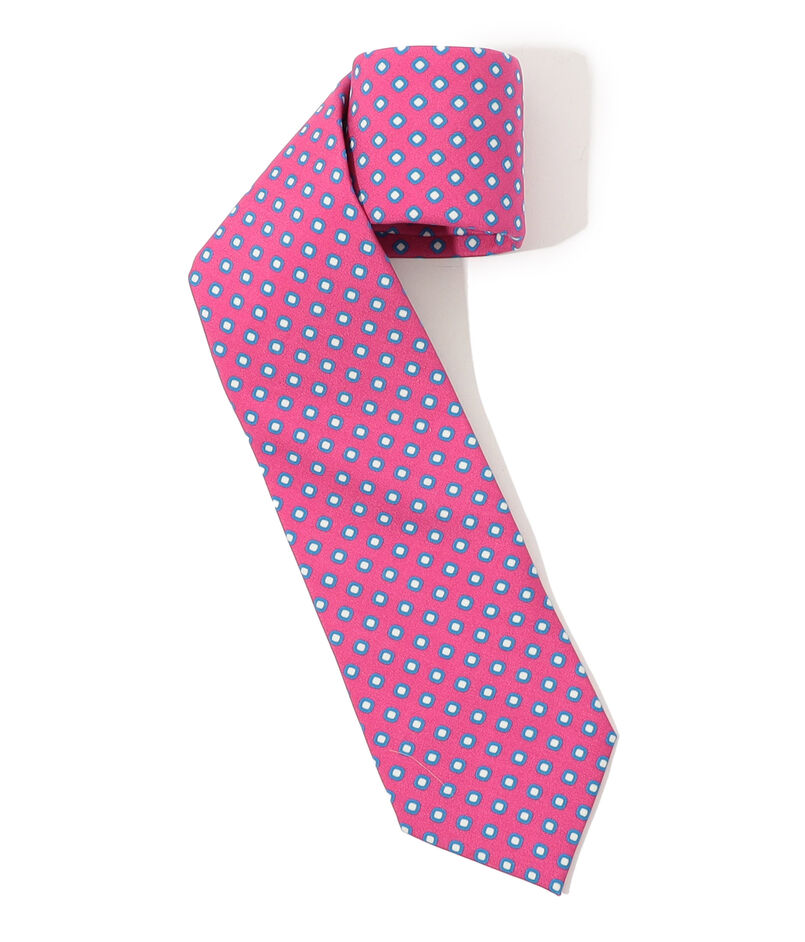 Seaward & Stearn シルクプリント ネクタイ