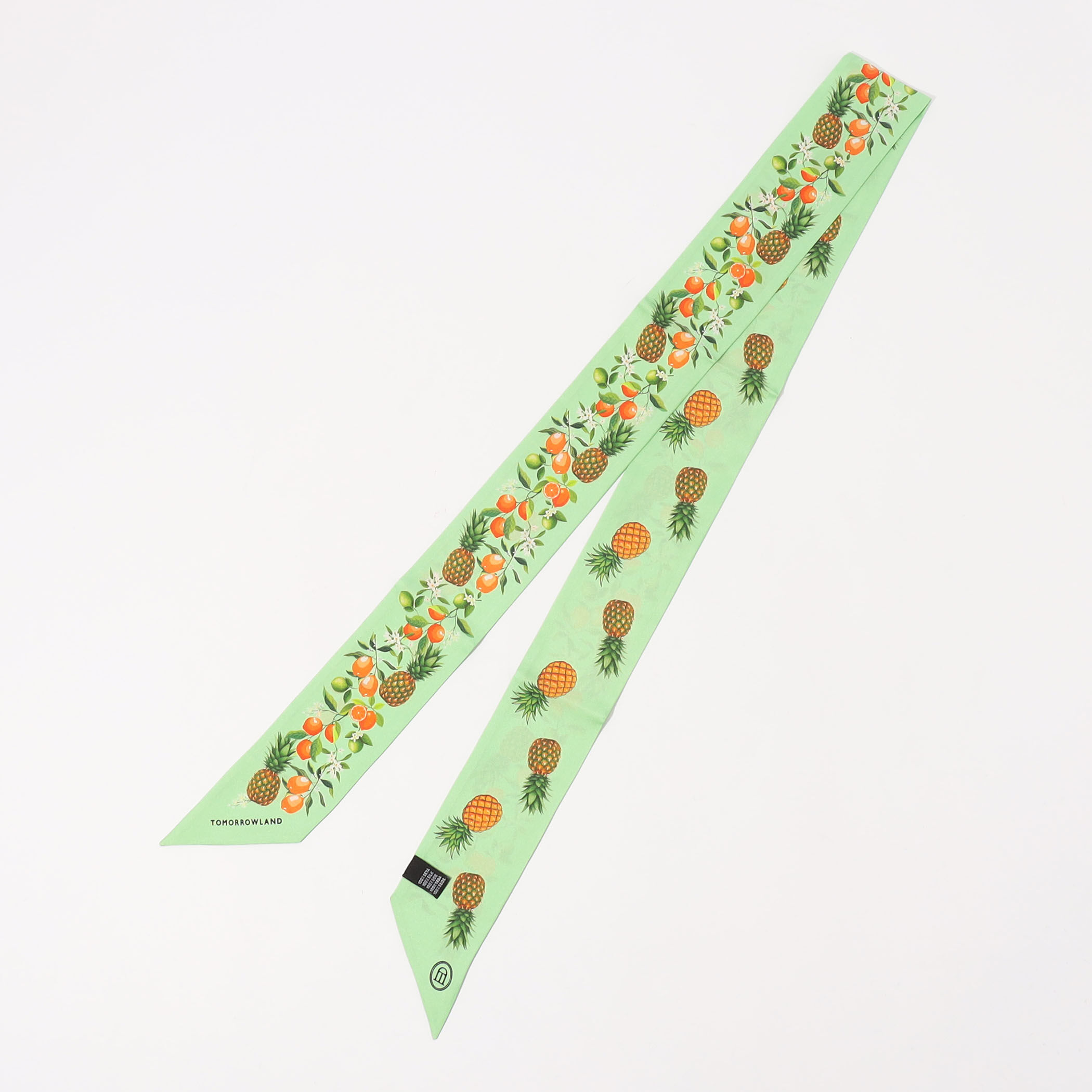Atelier TOMORROWLAND FRUITS シルク ボウタイスカーフ