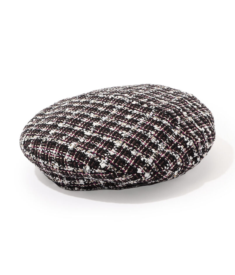 MAISON MICHEL New BillyVichy ツイードベレー