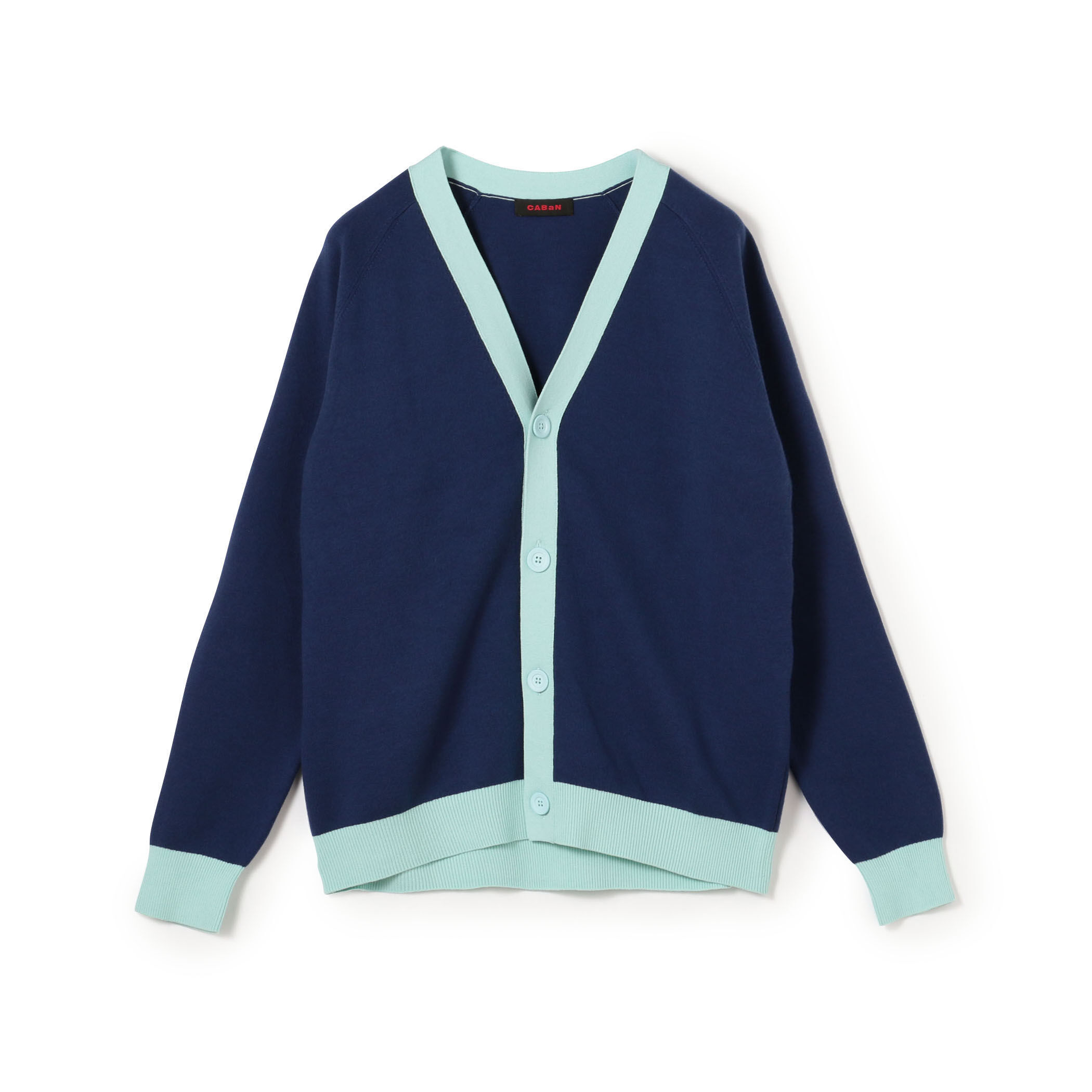 CABaN コットンカシミヤ バイカラーVネックカーディガン｜トゥモローランド 公式通販