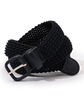 Charvet 革巻き メッシュベルト