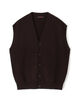 コットンカシミヤ Vネックベスト
