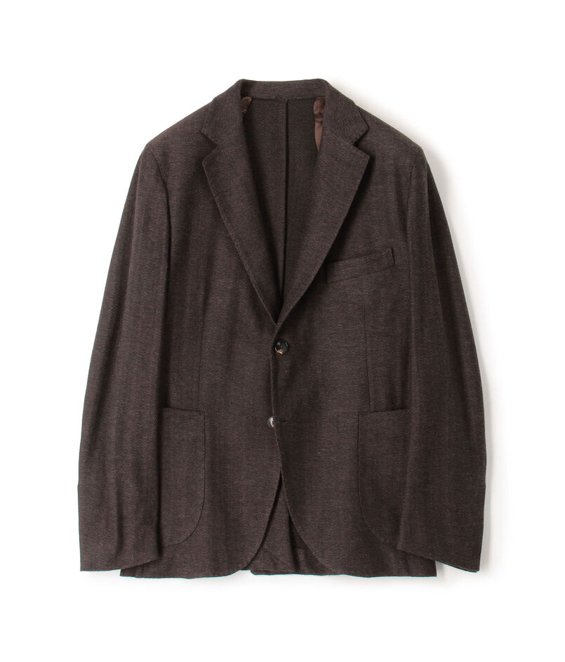 【別注】BARBA Dynamic ウールコットン シングルブレステッド2Bジャケット