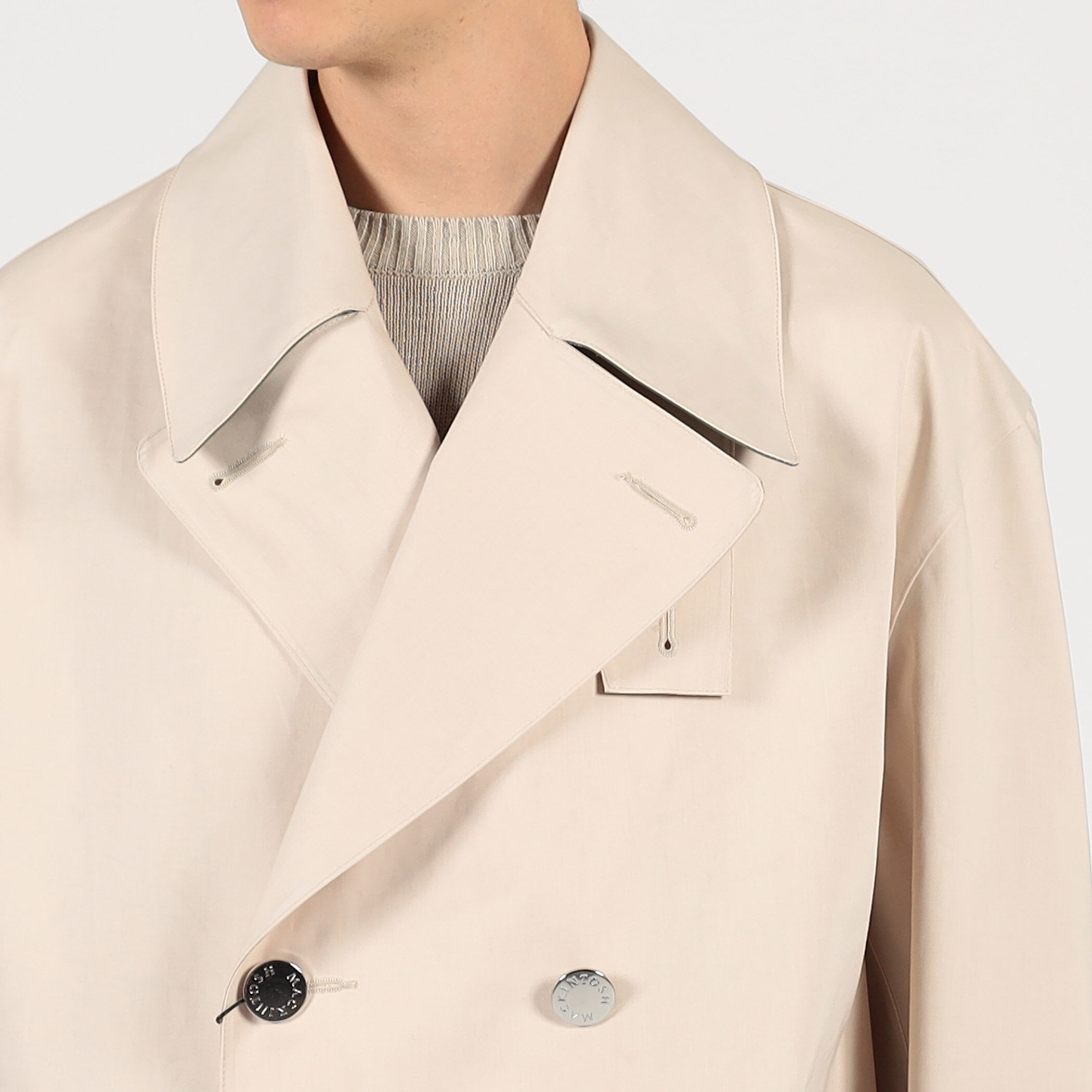 トゥモローランド　ハーフコート MACKINTOSH CANONBIE ダブルブレステッド ハーフコート
