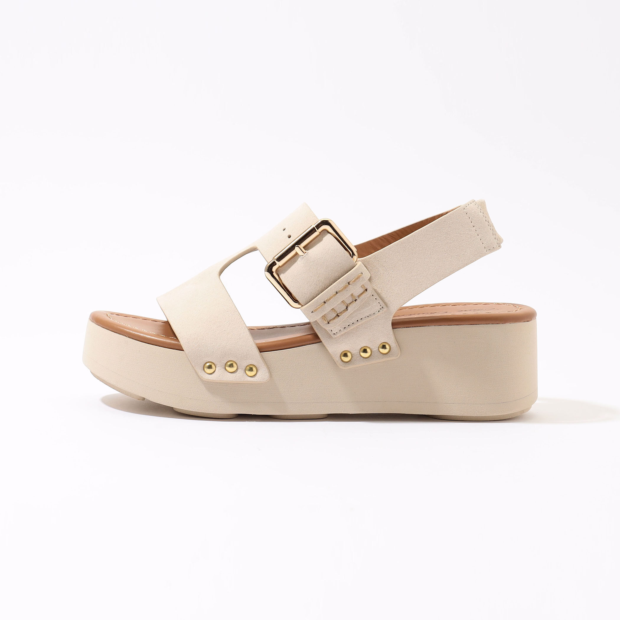 新品CLAIRECHARLOTTESophieSuedeバックストラップサンダル 【公式通販】