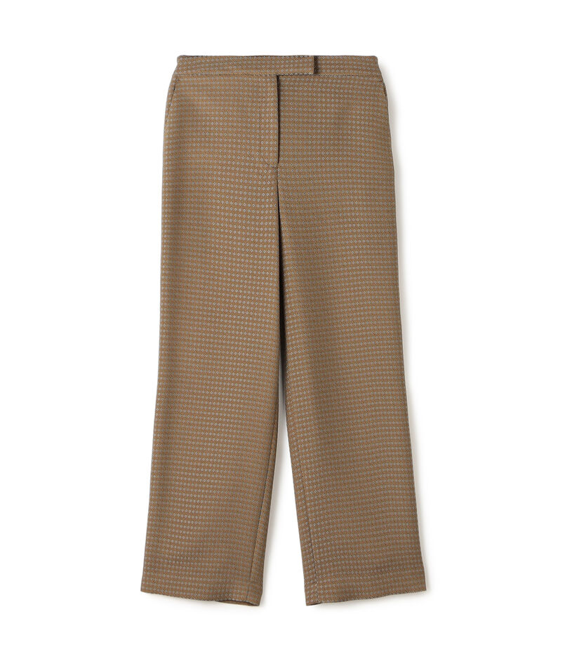 ドットジャカード セミワイドパンツ