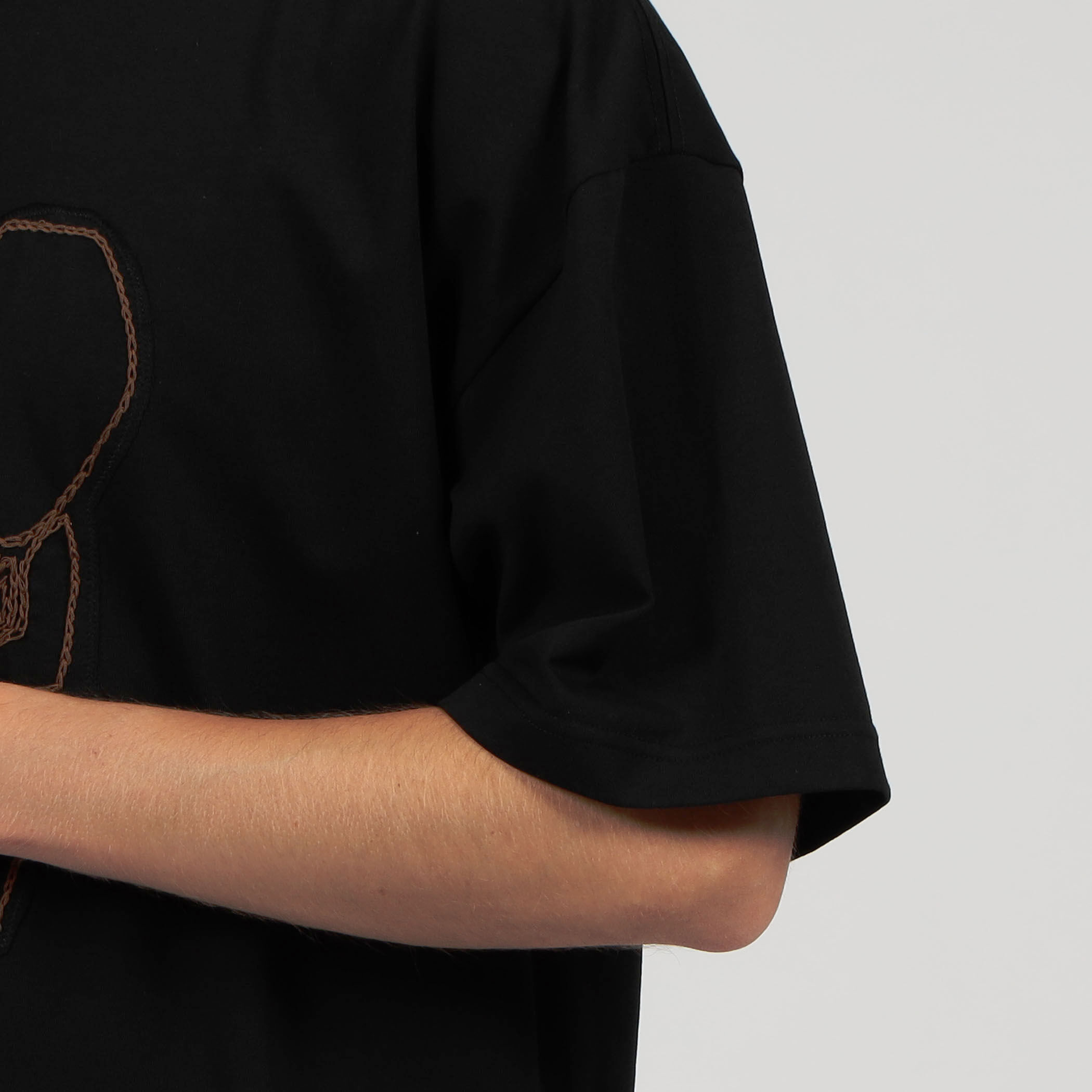 CABaN ドライスビンコットン ELEPHANTエンブロイダリー Tシャツ