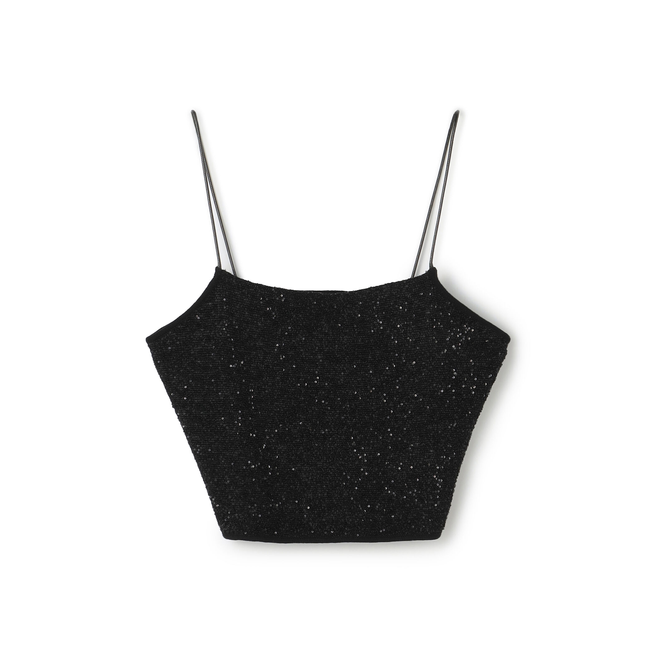 ストレッチスパンコール ショートキャミソール｜トゥモローランド 公式通販