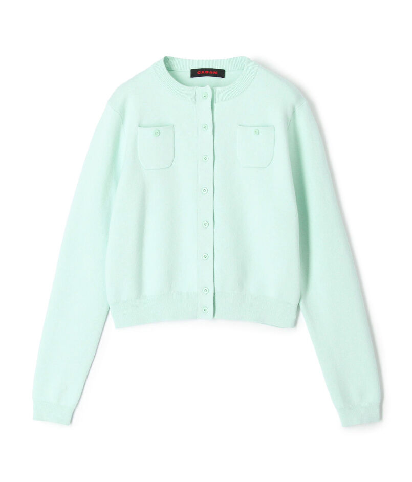 CABaN コットンカシミヤ クルーネックカーディガン｜トゥモローランド  