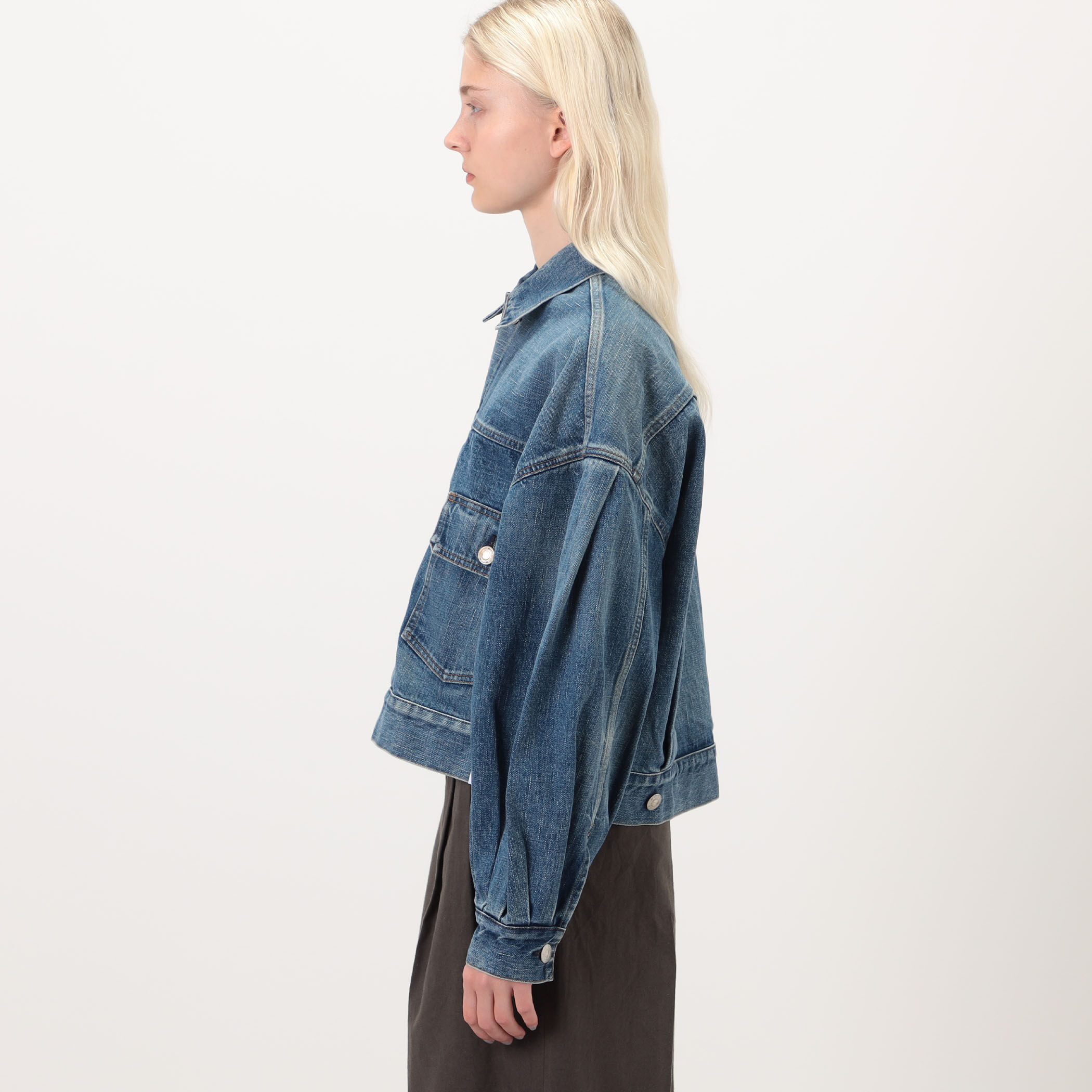 HYKE BALLOON SLV DENIM JK TYPE2 デニムジャケット｜トゥモローランド