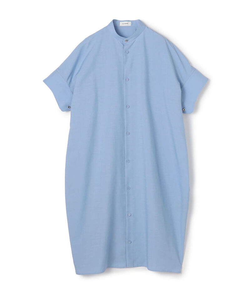 【別注】THE RERACS &times; Edition BAND COLLAR BIG SHIRTS DRESS シャツドレス