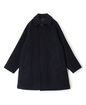 SUPER120&rsquo;Sウール ショートベロア バルカラーコート