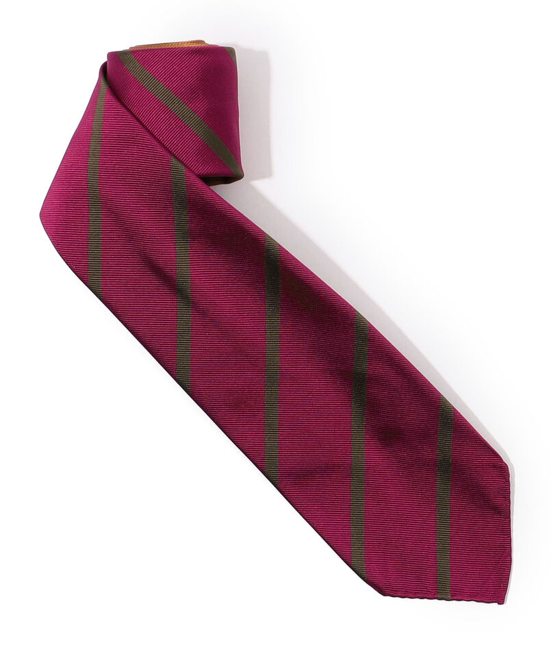 LE LYS シルク レジメンタルネクタイ