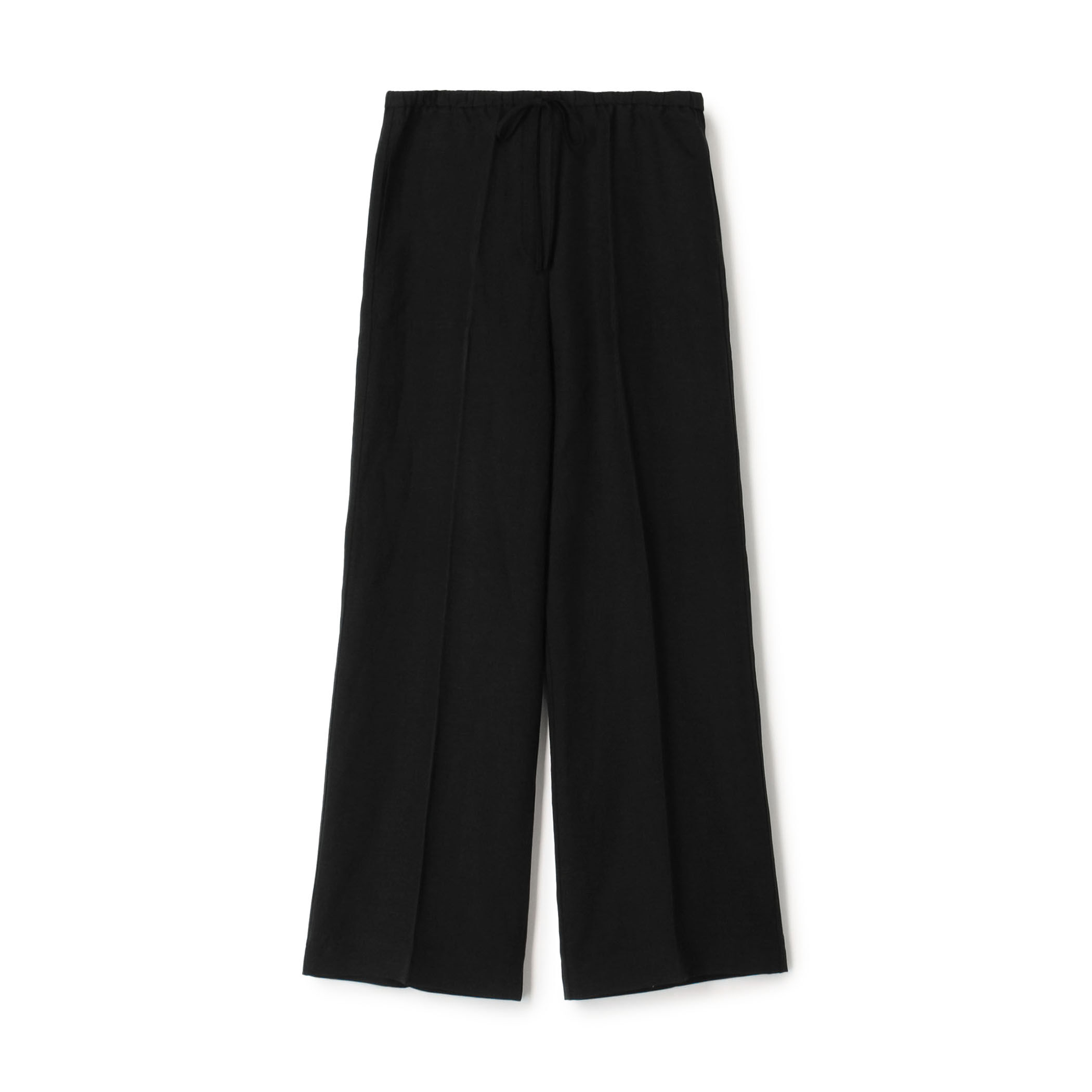 【TOTEME】コットン ドローストリングパンツ ブラック TOTEME】コットン ドローストリングパンツ ブラック コットン