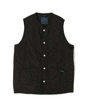 LAVENHAM UNWADDED THORNHAM リネンコットン キルティングベスト