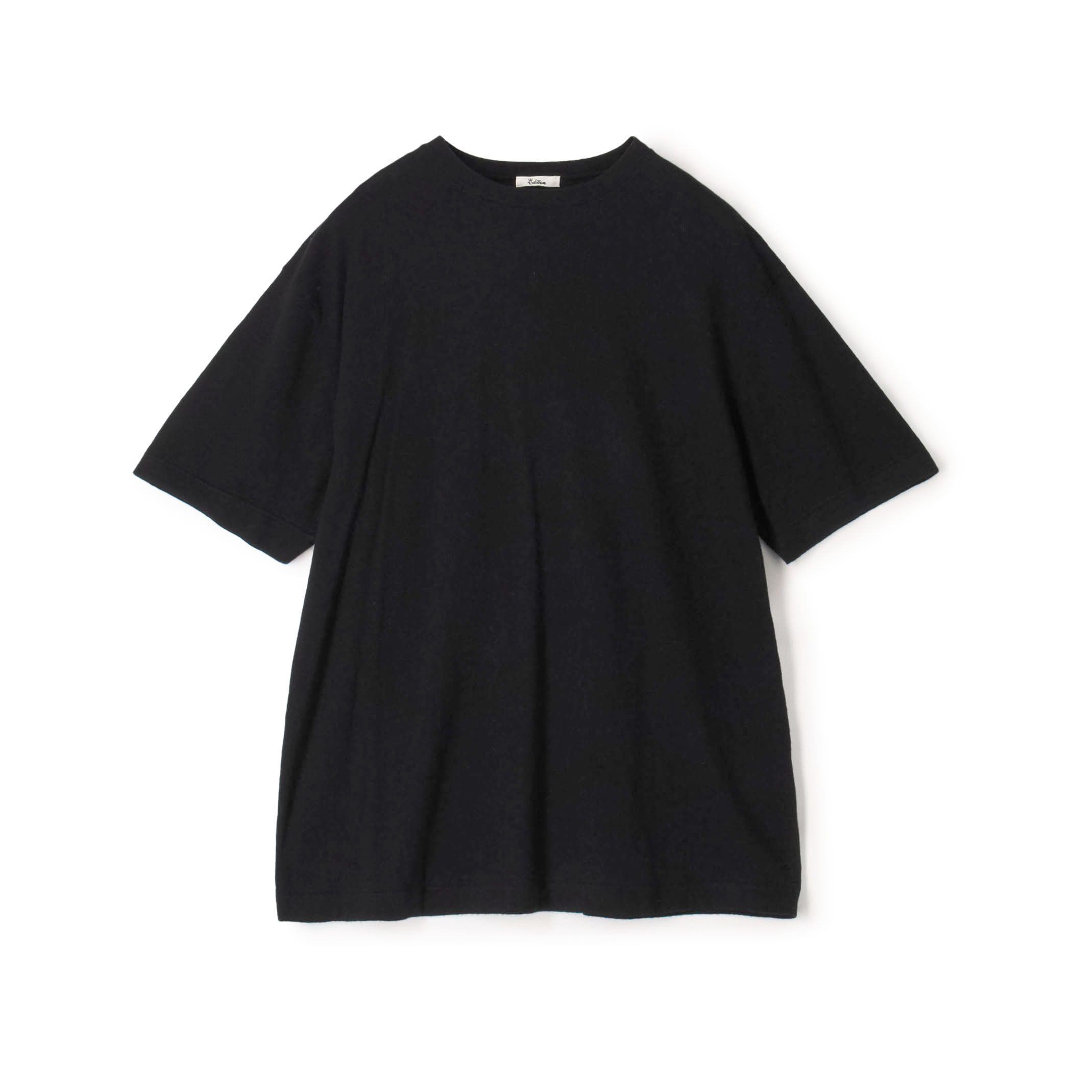 【トゥモローランド】黒 カシミヤニット 半袖 コットンカシミヤ ハーフスリーブニット｜トゥモローランド 公式サイト